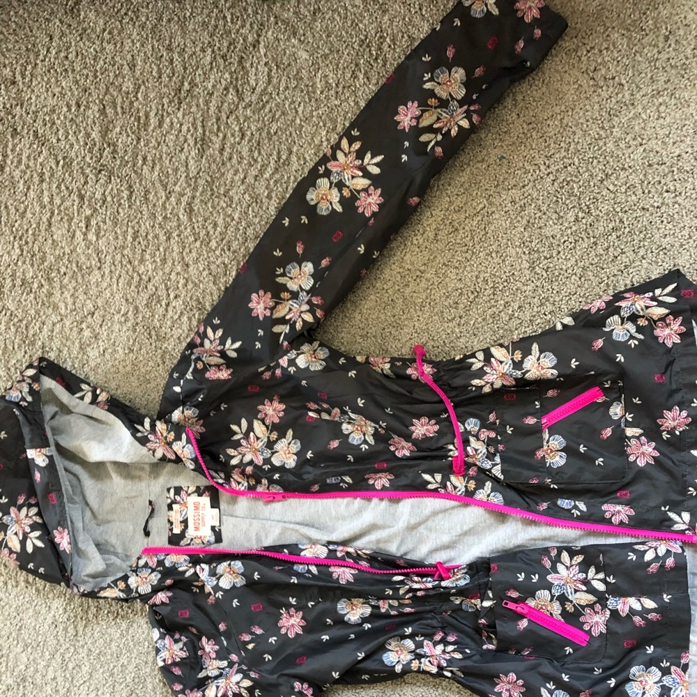 Mossimo Girls Print Rain Jacket Small